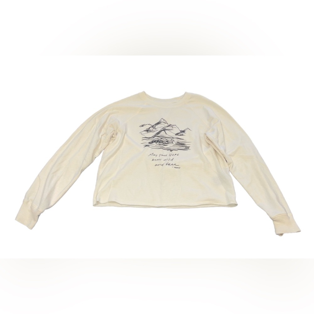 Anthropologie Morgan Harper Nichols Sweater Hope Wild Free